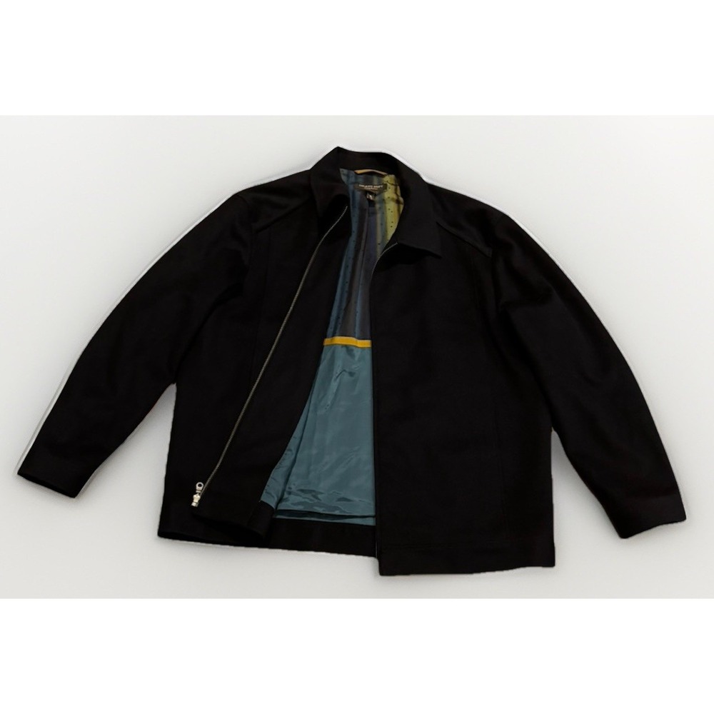 Tommy Bahama Cashmere Silk Harrington Jacket XL Blue Island Soft Rare